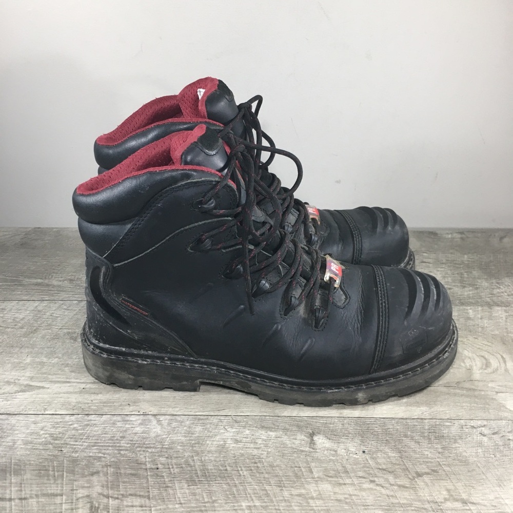 Mens Avenger A7547 Hammer Carbon Leather Work Safety Toe Waterproof Boots 10.5
